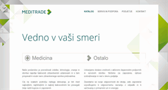 Desktop Screenshot of meditrade.si